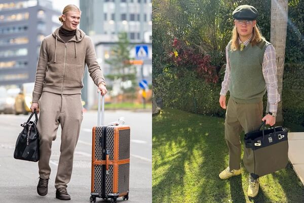 ▲▼ 哈蘭德(Erling Haaland)常因為其愛馬仕(Hermès)柏金包(Birkin)收藏而登上網路熱搜。(圖/翻攝自IG/@erling)