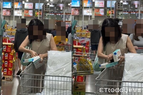 ▲婦人調換不同顏色的內褲。(圖/吳小姐授權引用)