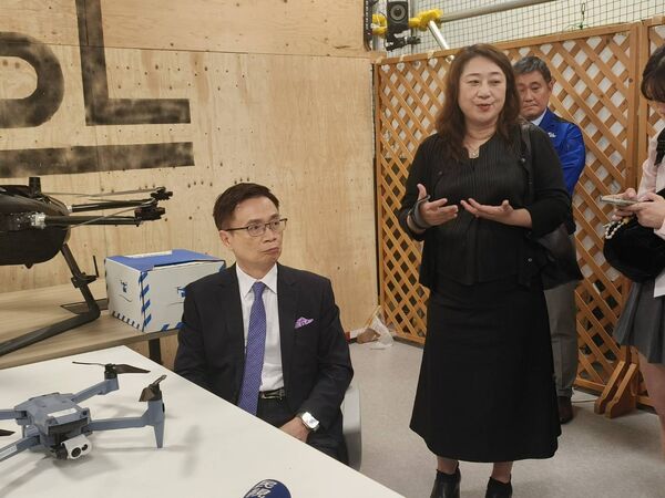 ▲奇易先進科技CEO龔子琪談去紅為台灣業者帶來的商機。(圖/記者張佩芬攝)