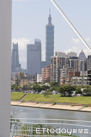 ▲▼台北市「民權大橋景觀橋」,天際之眼,賞飛機景點。(圖/記者彭懷玉攝)