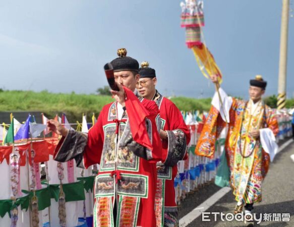 ▲雲林傳承181年的國家重要民俗「口湖牽水狀」舉行核心祭儀。(圖/記者游瓊華翻攝)