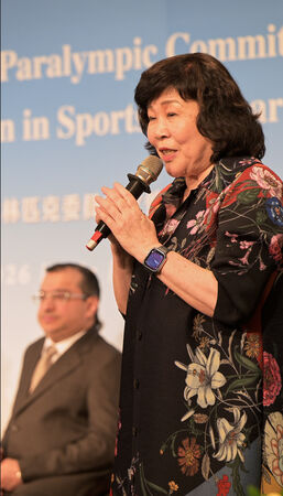 ▲中華帕總會長兼APC女性運動委員會主席穆閔珠。(圖/中華帕總提供)