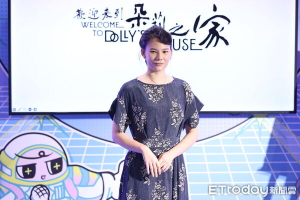 ▲紀培慧出席《朵莉 DOLLY》IP發表記者會。(圖/記者林敬旻攝)