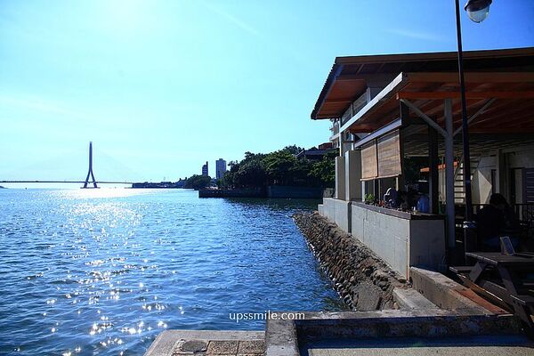 ▲▼淡水漁文影像館淡水第一漁港海景咖啡廳。(圖/《UPSSMILE向上的微笑萍子》授權提供)
