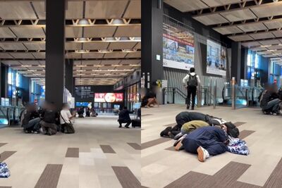 熊本地震瞬間！民眾「躲柱子邊、趴地護頭」　他喊：嚇死了