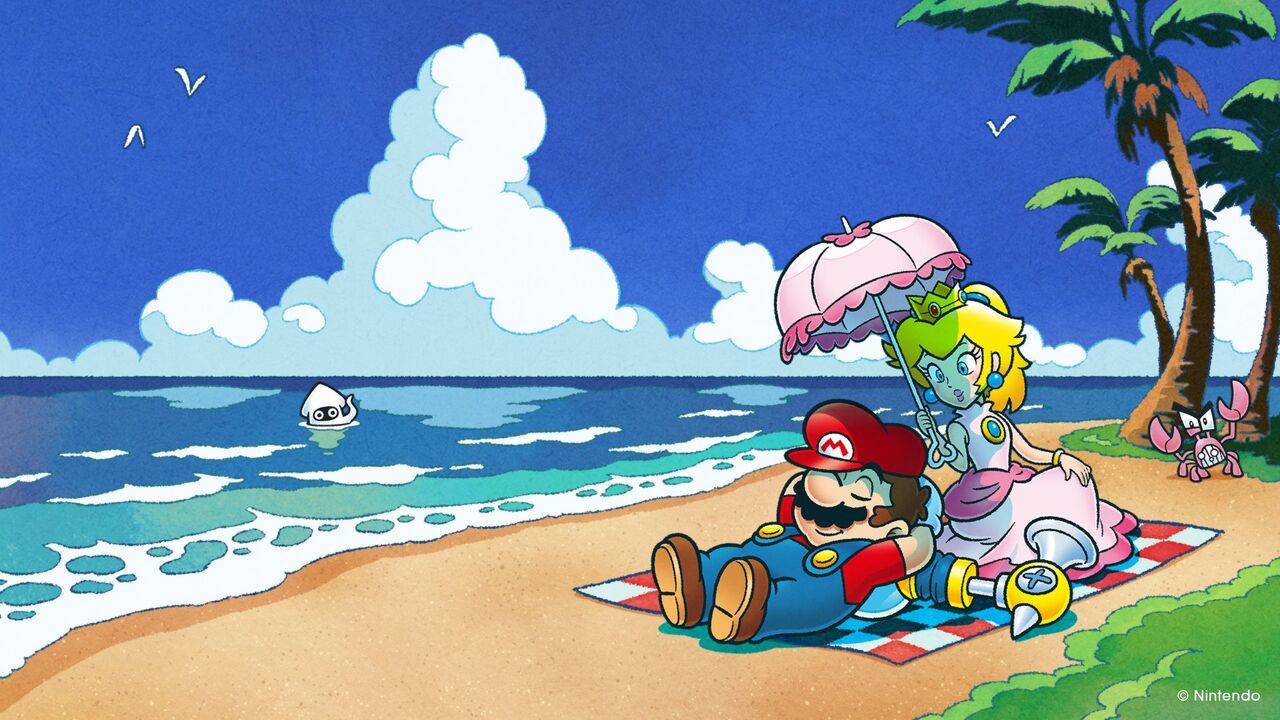 ▲▼新版《超級瑪利歐陽光》奇諾比爺爺消失了。(圖/翻攝自X/@NintendHOME)