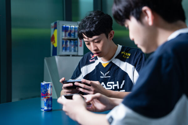 ▲Red Bull電競戰隊閃電狼搶先亮相Red Bull×《Garena傳說對決》10週年聯名。(圖/Red Bull提供)