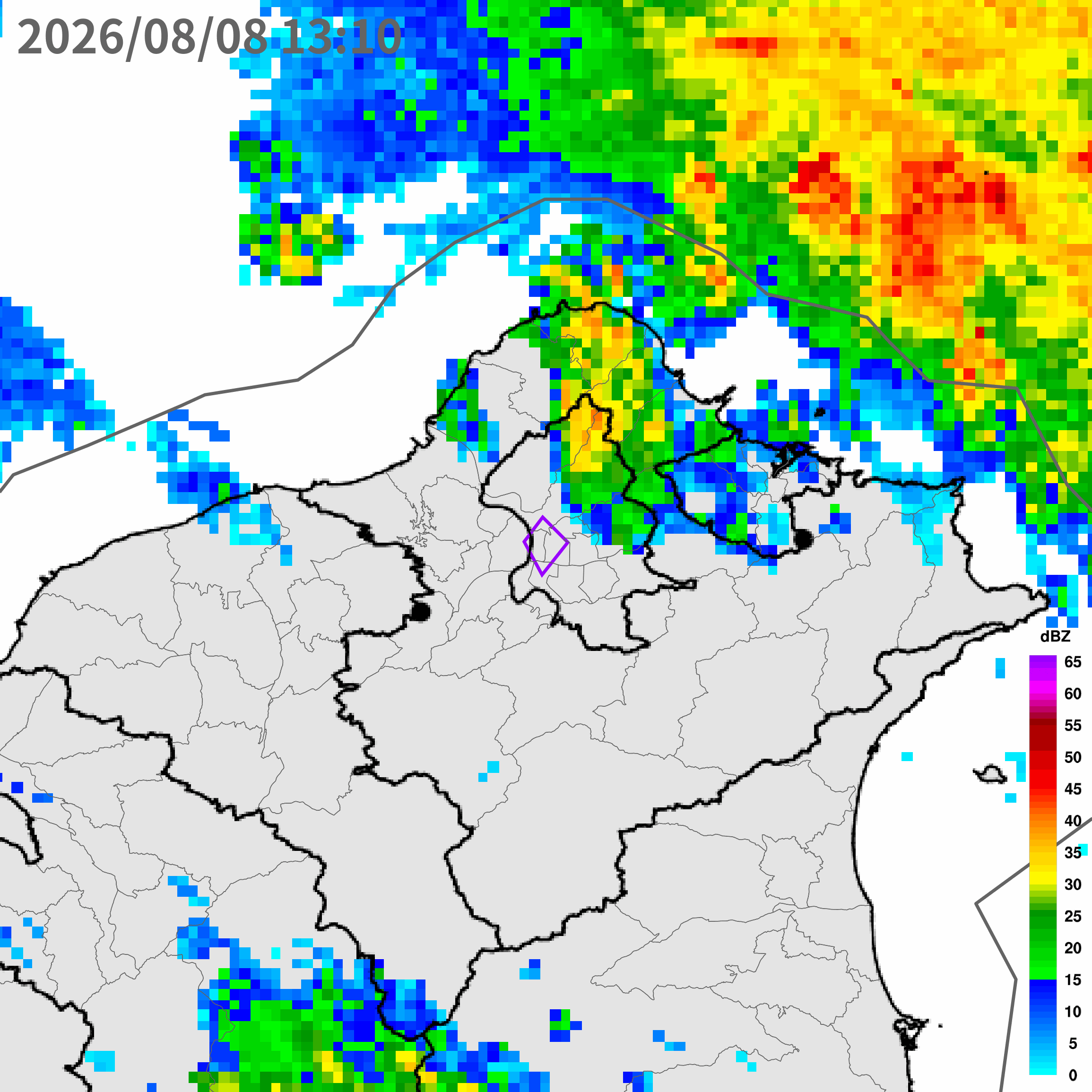 ▲▼大雷雨即時訊息 。(圖/氣象署提供)