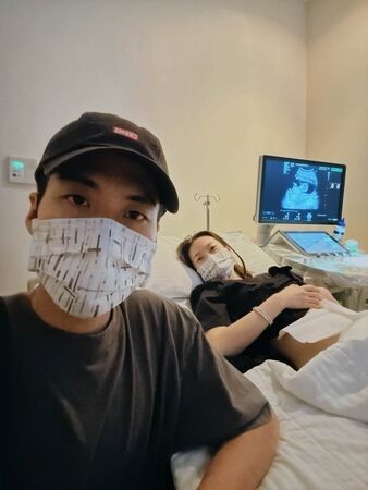 ▲▼北影影后李亦捷宣布懷孕!喜曬超音波影像。(圖/翻攝自臉書/李亦捷)