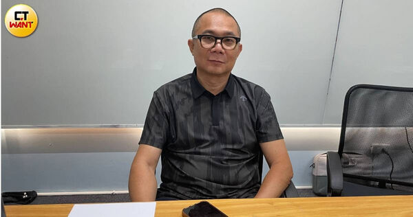 CTWANT採訪到發行公司債、兆基屋管前董座、趙姬投資負責人李建成,述說財務危機緣由。(圖/李蕙璇攝)