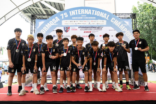 ▲高雄Attackers U14,PK戰3比4惜敗,拿下亞軍。(圖/柏文提供)