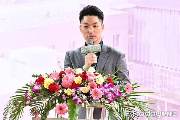 ▲▼蔣萬安出席「臺北市南港區東新國民小學校舍改建工程第二期活動中心工程」開工典禮。(圖/記者李毓康攝)