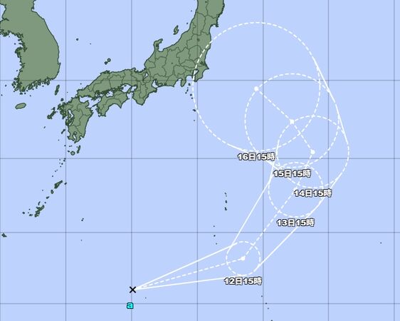 ▲▼又有熱帶低壓生成,可能增強為「南卡」颱風。(圖/翻攝日本氣象廳)