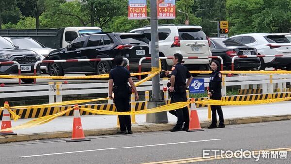 ▲台北市信義區驚見未爆彈。(圖/記者黃彥傑攝,下同)