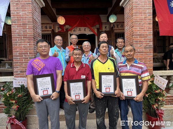 ▲▼金門縣定古蹟黃卓彬洋樓修復落成啟用典禮。(圖/記者鄭逢時攝)