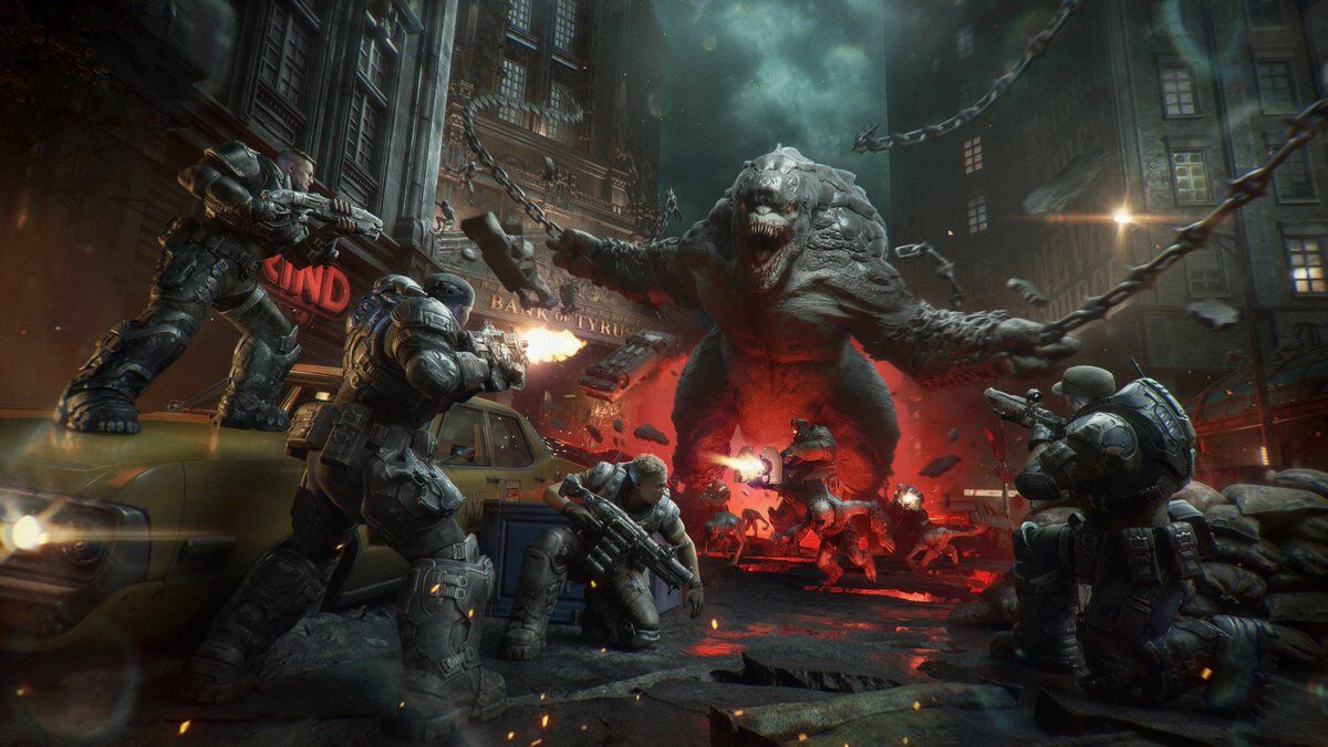 ▲▼《戰爭機器》封測再次上演「牆跳大戰」。(圖/翻攝自X/@GearsofWar)