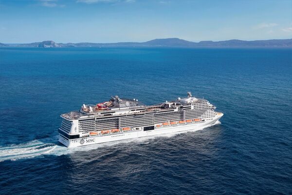 ▲▼「MSC榮耀號」(MSC Bellissima)2027年將再度以基隆為母港。(圖/業者提供)