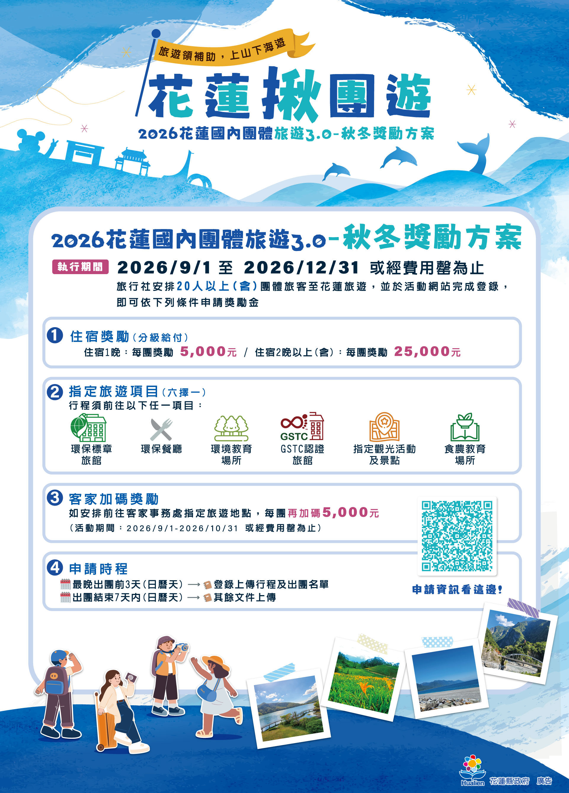 ▲▼透過單車騎行及數位尋寶,串聯周邊特色活動,深入感受花蓮的自然景觀與地方生活。(圖/花蓮縣政府提供,下同)