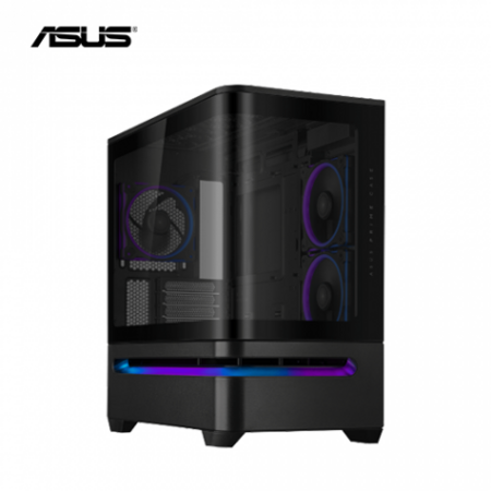 ▲▼華碩 Prime AP202 ARGB 黑 全景玻璃機殼 。(圖/欣亞數位提供)