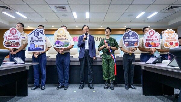 ▲桃園敬軍一路有禮