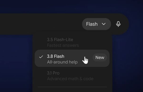 ▲Gemini 3.8 Flash。