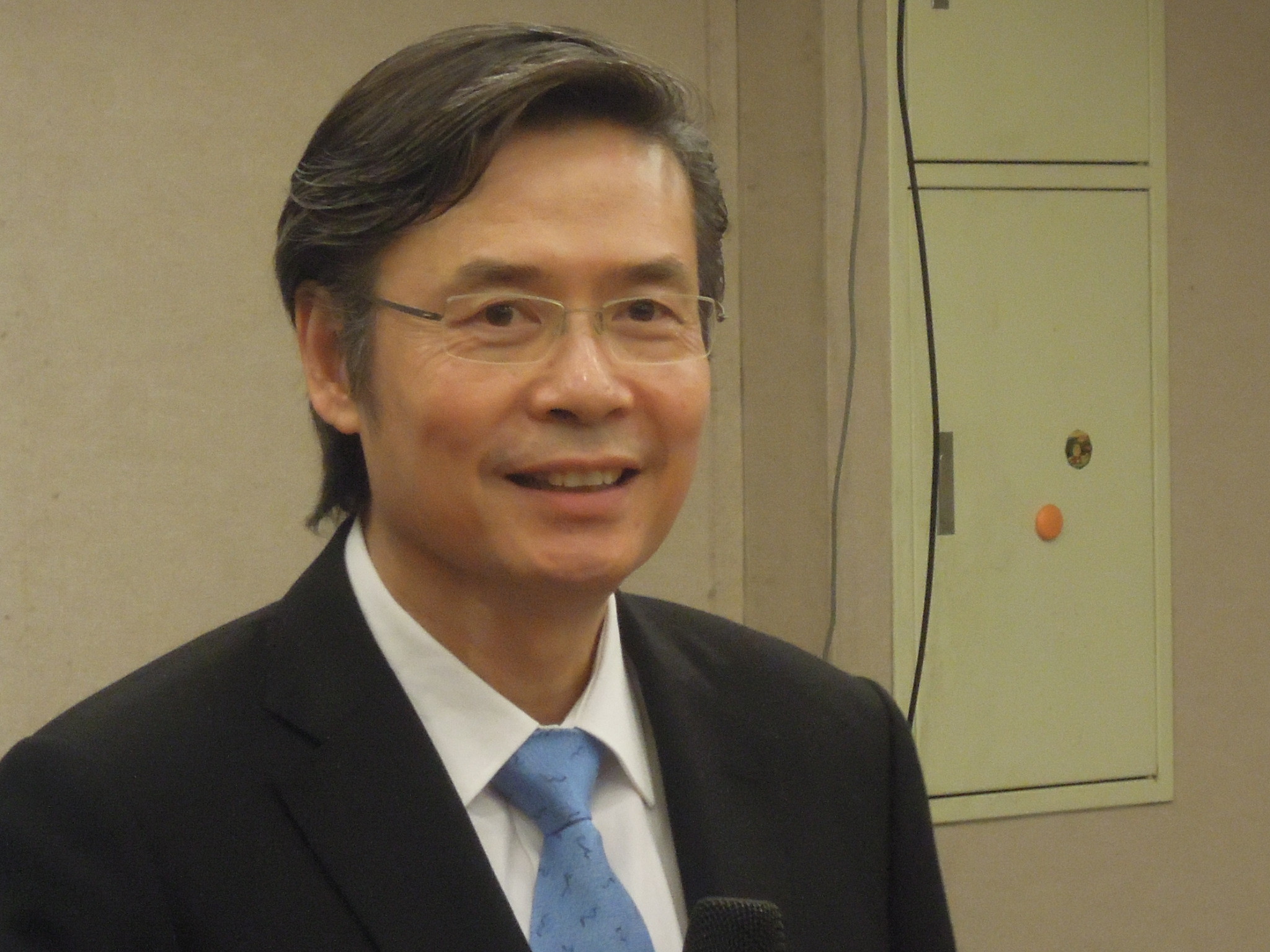 國安會秘書長金溥聰。(圖/記者賴于榛攝)