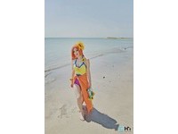 氣質系電眼正妹玩COS　網友：覺得被電到了～（圖／陳珈提供）
