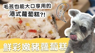 【毛爸鮮食提案】寵物專屬港式蘿蔔糕！毛孩也能大口吃