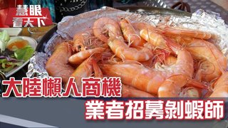 大陸懶人商機 業者招募剝蝦師｜20190518慧眼看天下第53集-透視兩岸-EP53精華