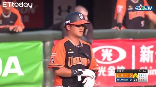 王溢正首局遭遇小亂流，所幸並無失分化解滿壘的危機 | 06_16 統一 vs Lamigo 一局上