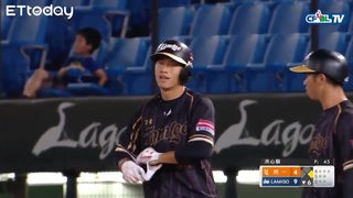 林立和林泓育的安打為Lamigo再添兩分持續拉開比數 | 06_16 統一 vs Lamigo 六局下