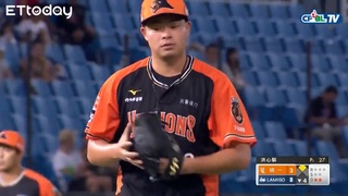 洪心騏表現精彩，3.1局的投球送出5K | 06_16 統一 vs Lamigo 賽後