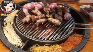 艾蜜莉關IN韓國-Korea Sinchon BBQ韓國新村CP值高《盛裝自然的烤爐》平價烤豬五花餐廳
