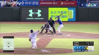 天氣很熱球也很燙，林立補救守備瑕疵刺殺跑者 | 06_21 富邦 vs Lamigo 九局上