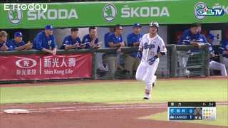 陳俊秀本場打擊最佳，四打數三安打無三振紀錄 | 06_21 富邦 vs Lamigo 賽後