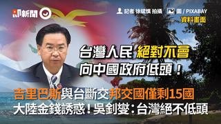 吉里巴斯與台斷交邦交國僅剩15國　大陸金錢誘惑！吳釗燮：台灣絕不低頭