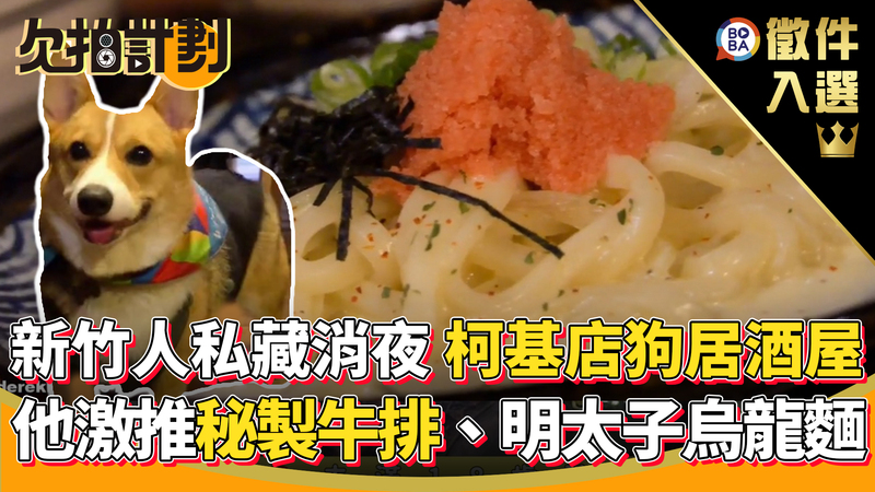欠拍計劃 新竹人私藏消夜柯基店狗居酒屋他激推秘製牛排 明太子烏龍麵 播吧boba Ettoday新聞雲