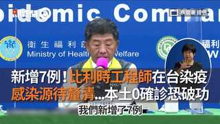 新增7例！比利時工程師在台染疫　感染源待釐清...本土0確診恐破功