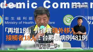 「再增1例」菲律賓境外移入　接觸者18人！台累積病例481例