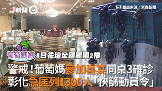 警戒！葡萄媽參加喜宴同桌3確診　彰化急匡列1300人「快篩動員令」