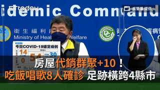 房屋代銷群聚+10！「吃飯唱歌」8人確診　足跡橫跨4縣市