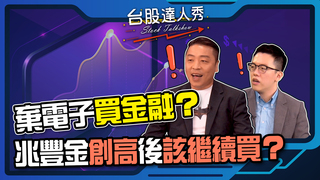 棄電子買金融？ 兆豐金創高後該繼續買？│GMoney 台股達人秀│游庭皓 吳岳展