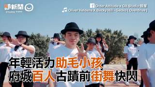 年輕活力助毛小孩　府城百人古蹟前街舞快閃