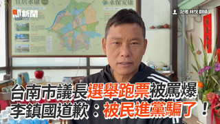 台南市議長選舉跑票被罵爆 李鎮國道歉：被民進黨騙了！