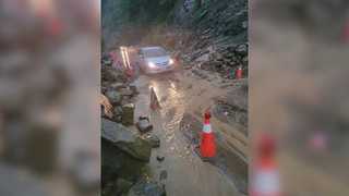 (乾淨影入庫)雨彈狂炸！苗21線道路坍方「黃泥碎石阻路」　全線封閉中
