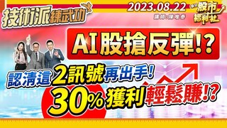 瘋狂股市福利社-爆AI股搶反彈!? 認清這2訊號再出手!獲利30%輕鬆賺!?