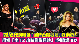 愛黛兒演唱會「翻牌台灣歌迷」好羨慕！　得知「坐12小時飛機見她」：別唬爛XD