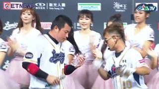 06/28 兄弟 vs Lamigo 賽後，頒發單場MVP林泓育