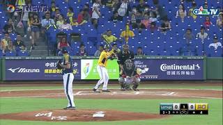 07/18 Lamigo vs 兄弟 一局下，道恩斯投出三上三下