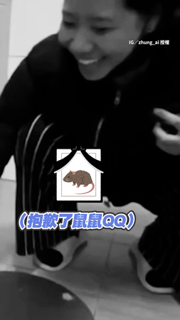 她徒手拿黏鼠板包夾鼠鼠!快狠準超勇der
